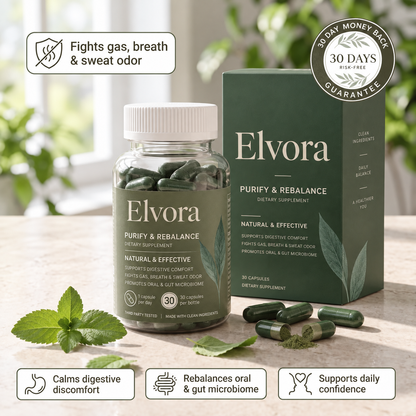 Elvora™ Anti Digestive Odor & Reflux Capsules