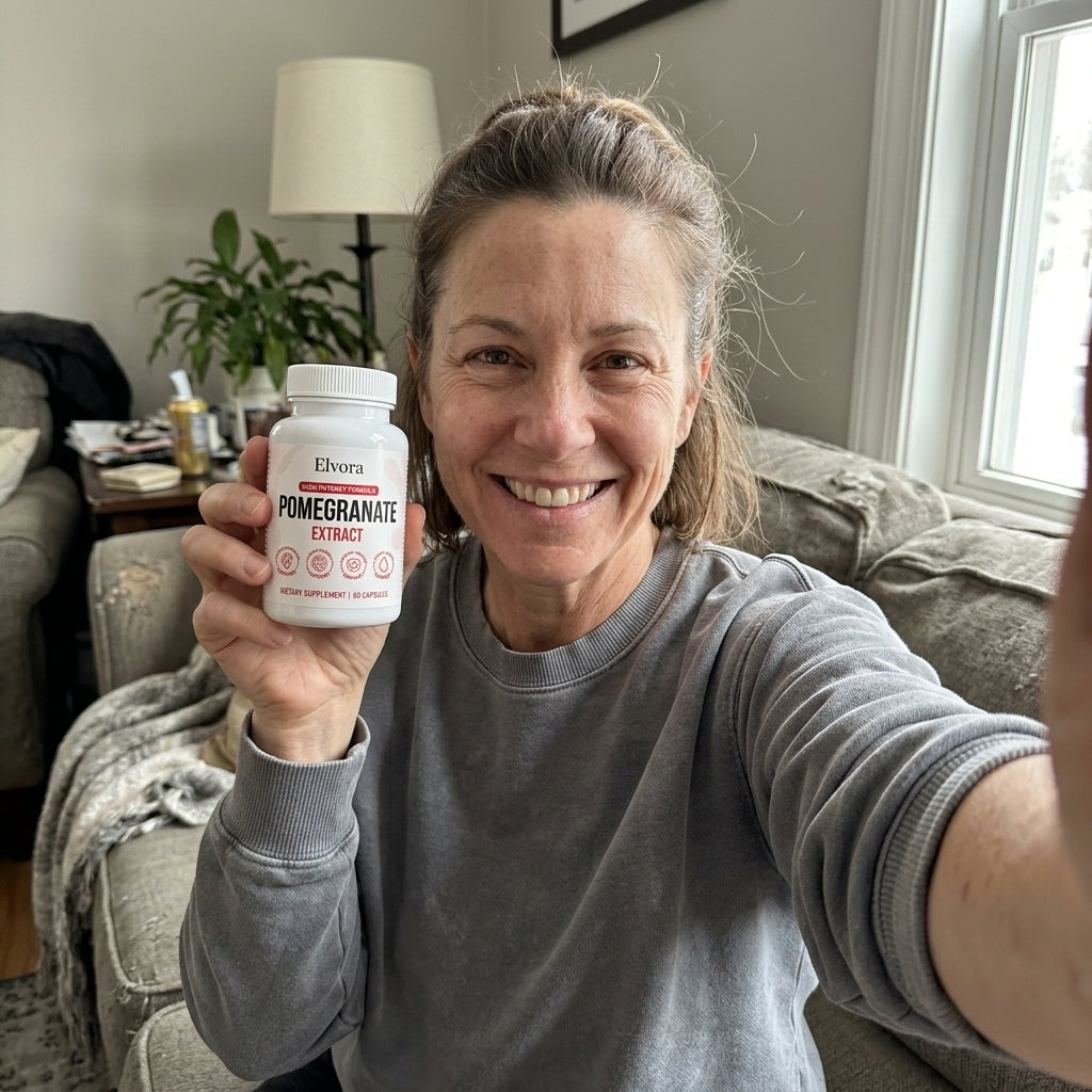 Adah H. with Elvora Pomegranate Extract
