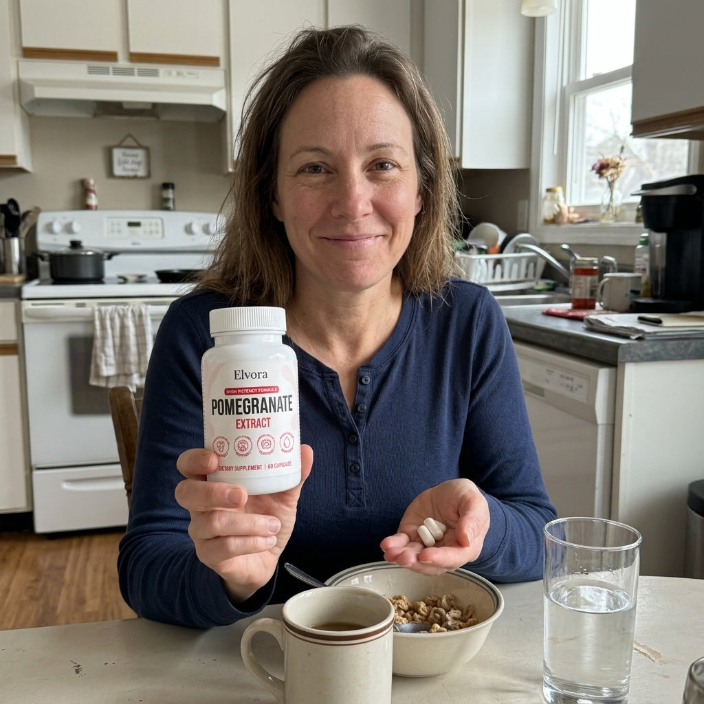 Mary D. with Elvora Pomegranate Extract